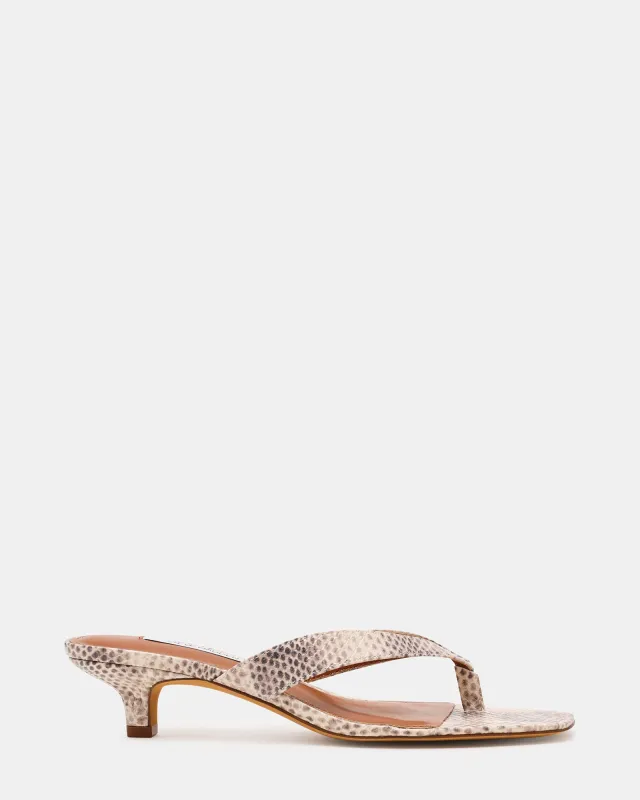 TRACIE NATURAL SNAKE sold by Steve Madden