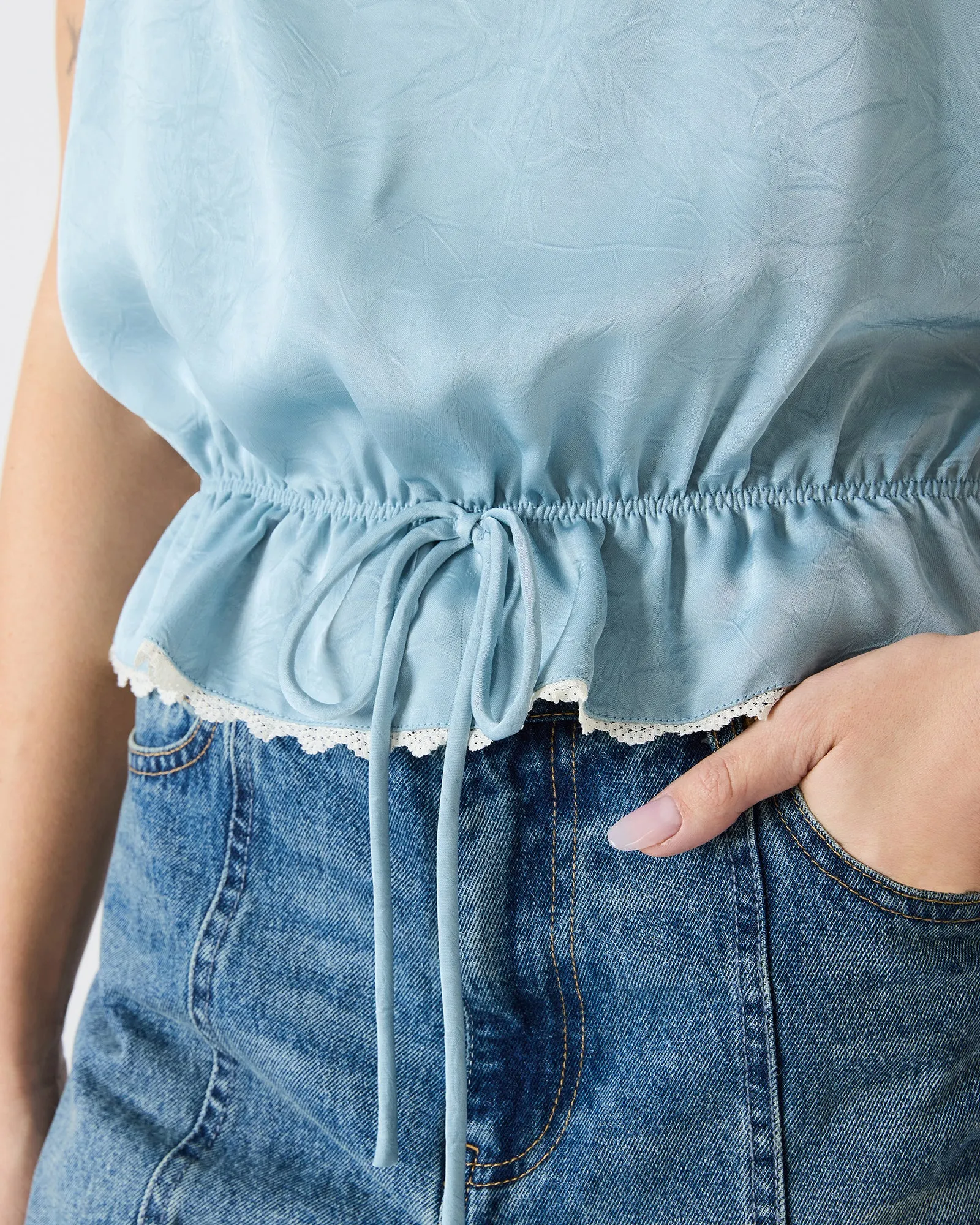 ROAN TOP DUSTY BLUE sold by Steve Madden product image thumbnail 4