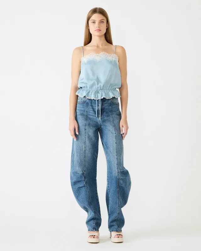 ROAN TOP DUSTY BLUE sold by Steve Madden
