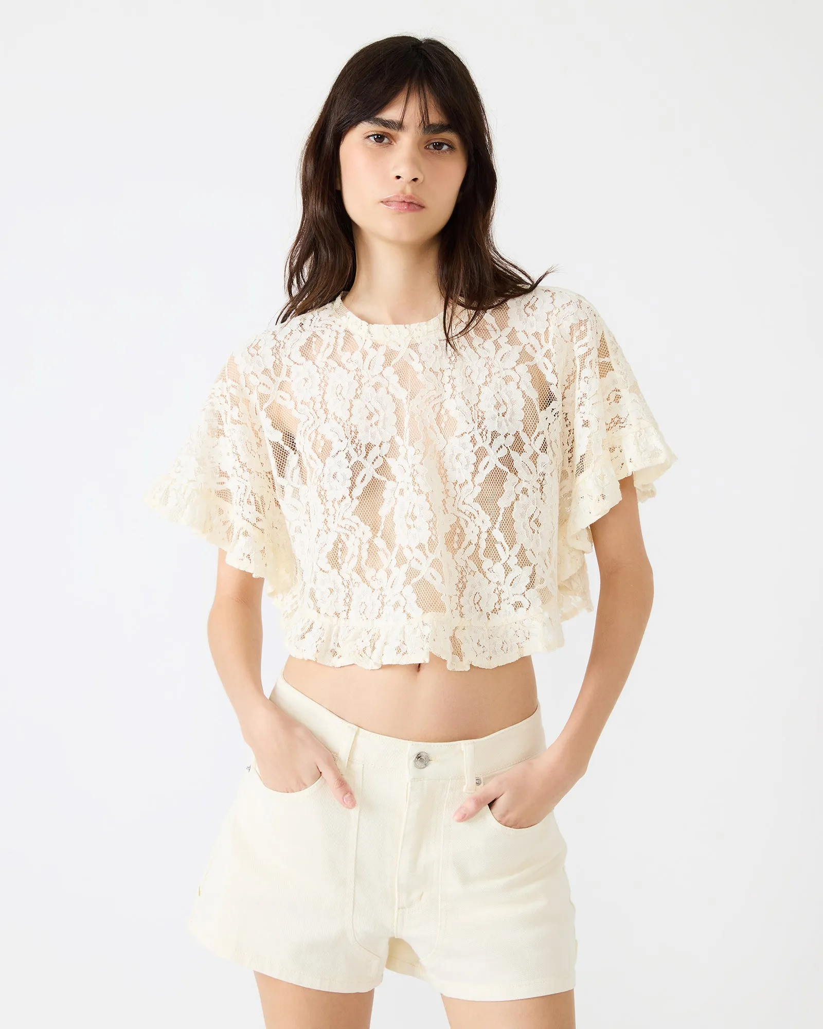 CALLUM TOP CREAM sold by Steve Madden product image thumbnail 2