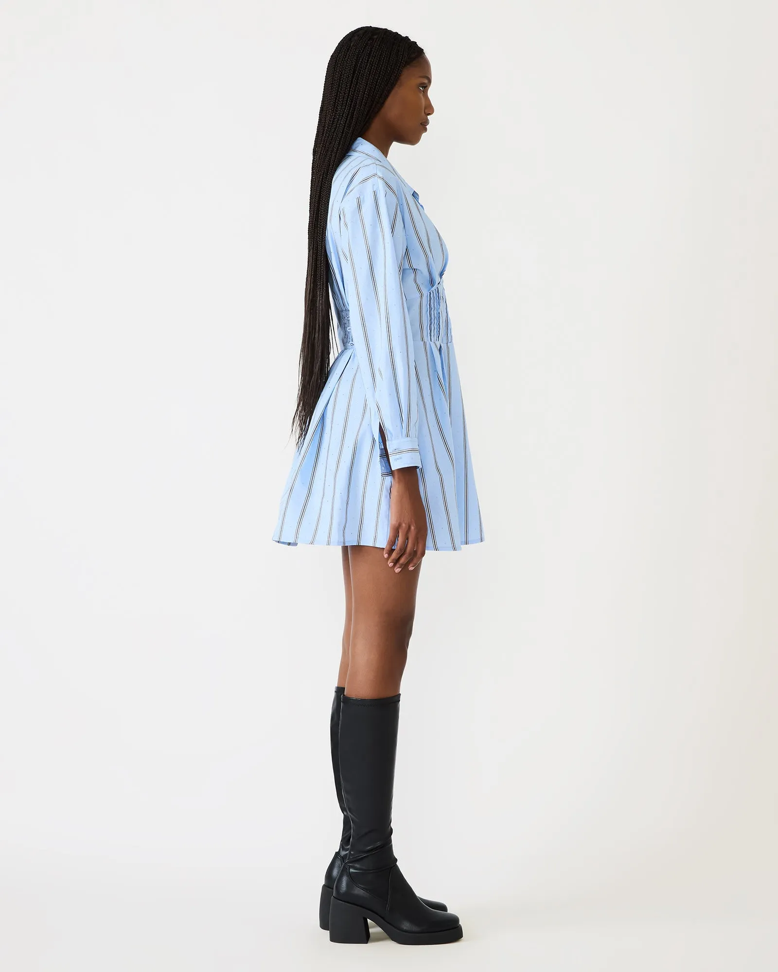 ARIANY DRESS ESTATE BLUE sold by Steve Madden product image thumbnail 4