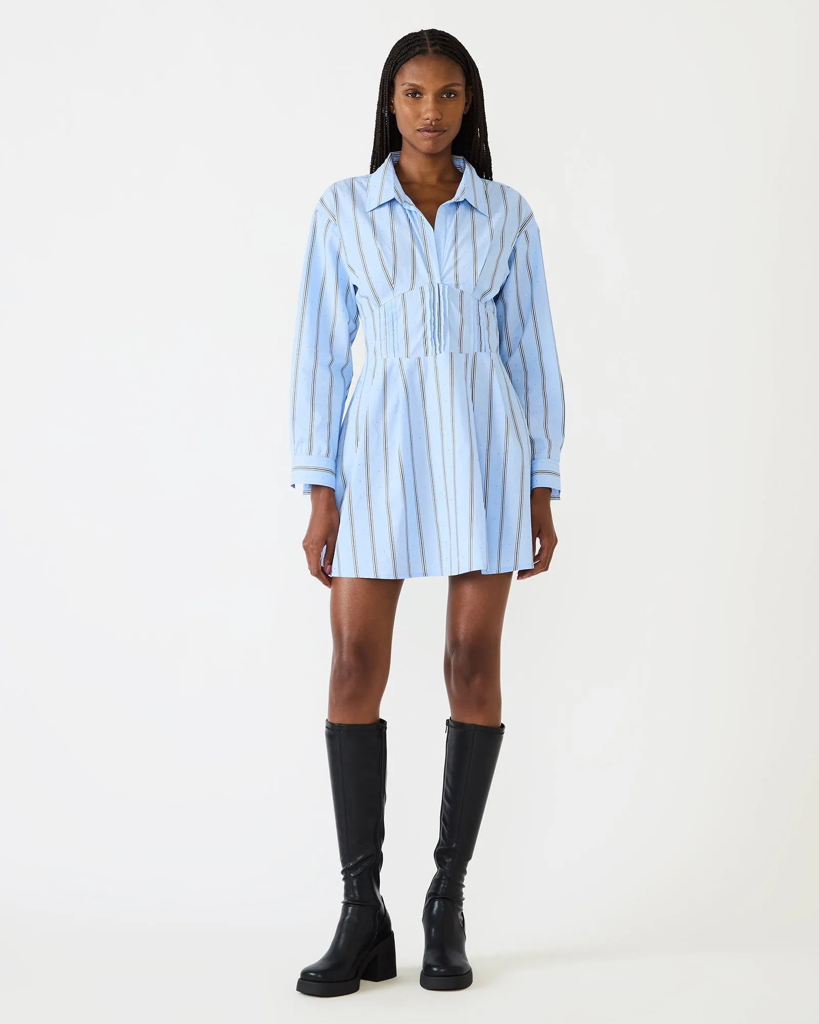 ARIANY DRESS ESTATE BLUE sold by Steve Madden