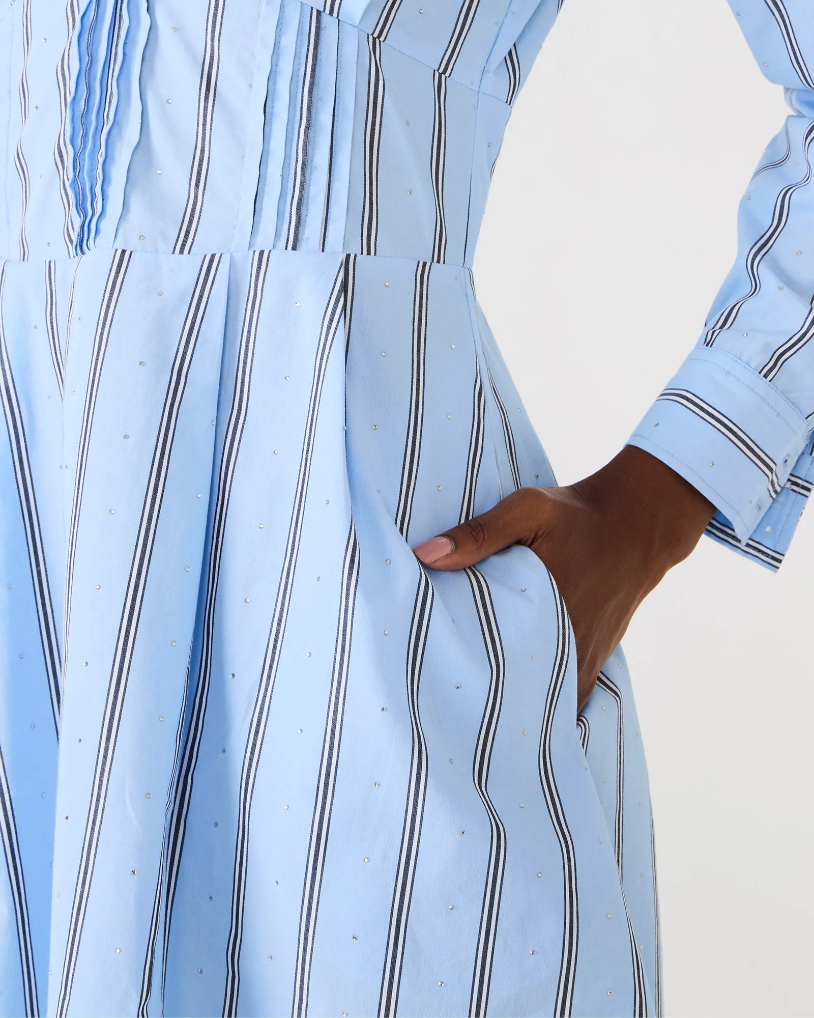 ARIANY DRESS ESTATE BLUE sold by Steve Madden product image thumbnail 5
