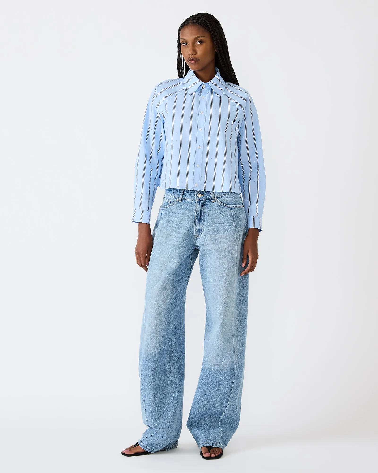 TESS TOP ESTATE BLUE sold by Steve Madden