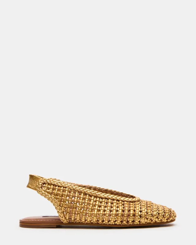 RUMI GOLD LEATHER sold by Steve Madden