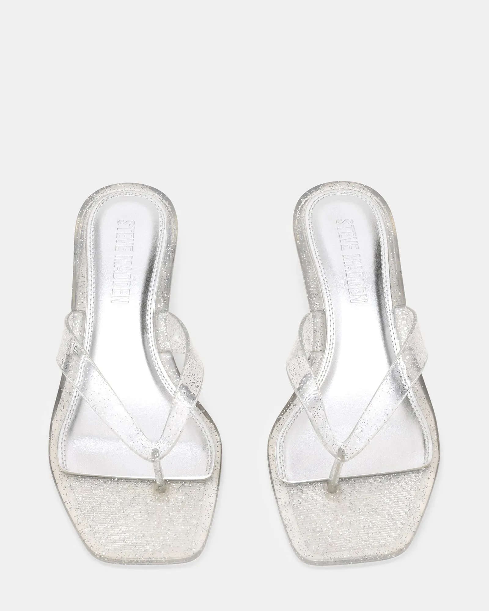 TRACIE JELLY SILVER GLITTER sold by Steve Madden product image thumbnail 5