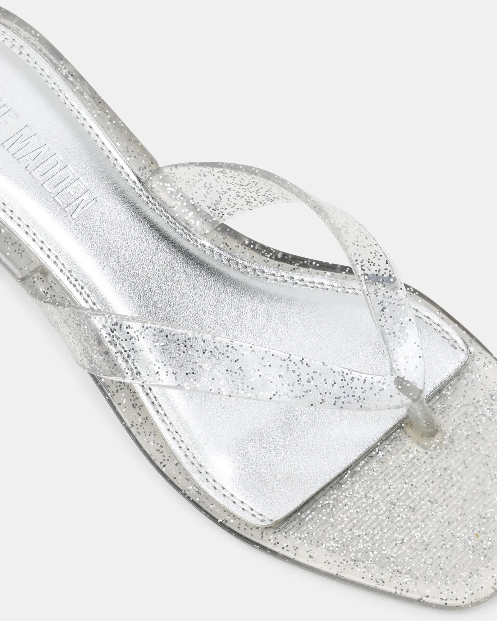 TRACIE JELLY SILVER GLITTER sold by Steve Madden product image thumbnail 4