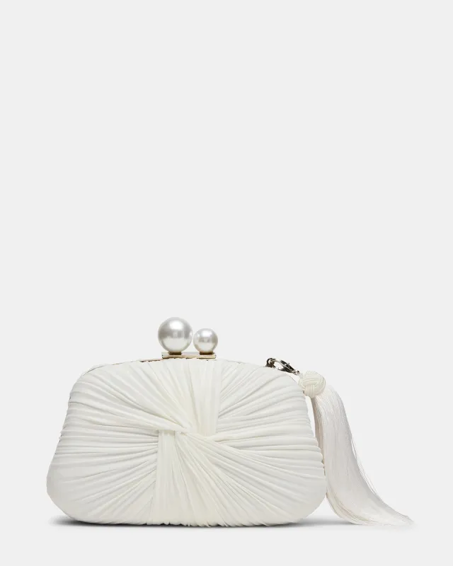 ROSALIE BAG WHITE sold by Steve Madden