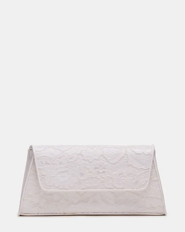 AVANT BAG WHITE LACE sold by Steve Madden