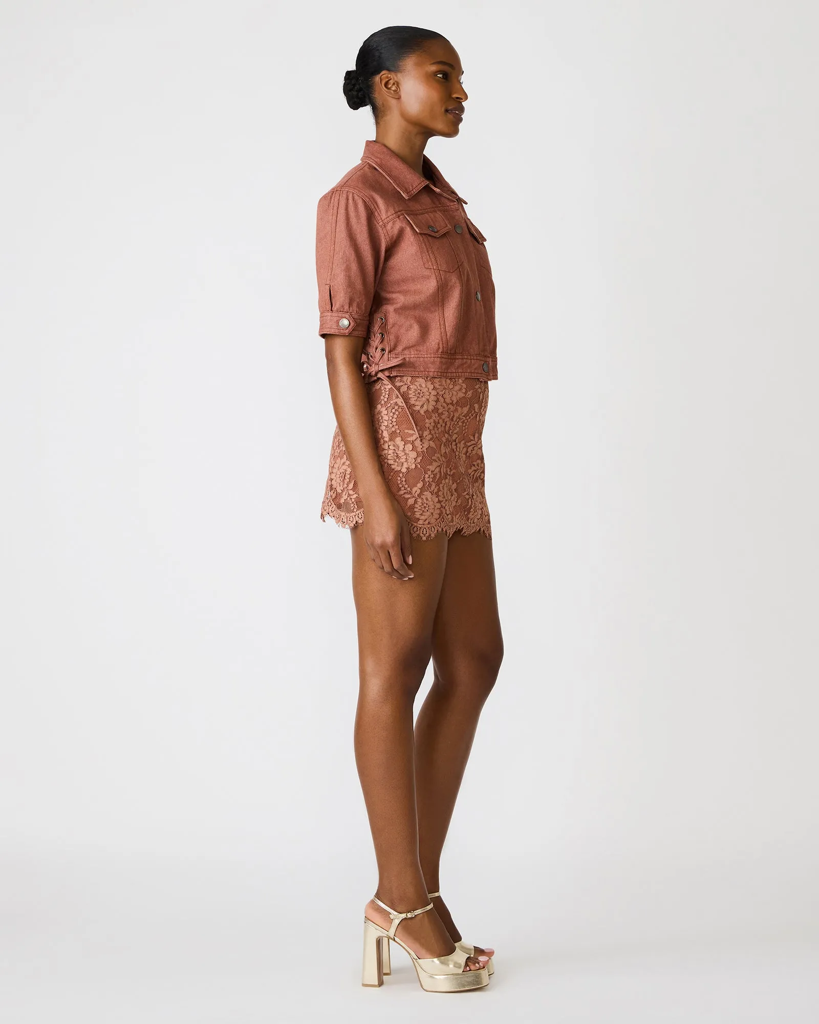 BLU JACKET RUST sold by Steve Madden product image thumbnail 3