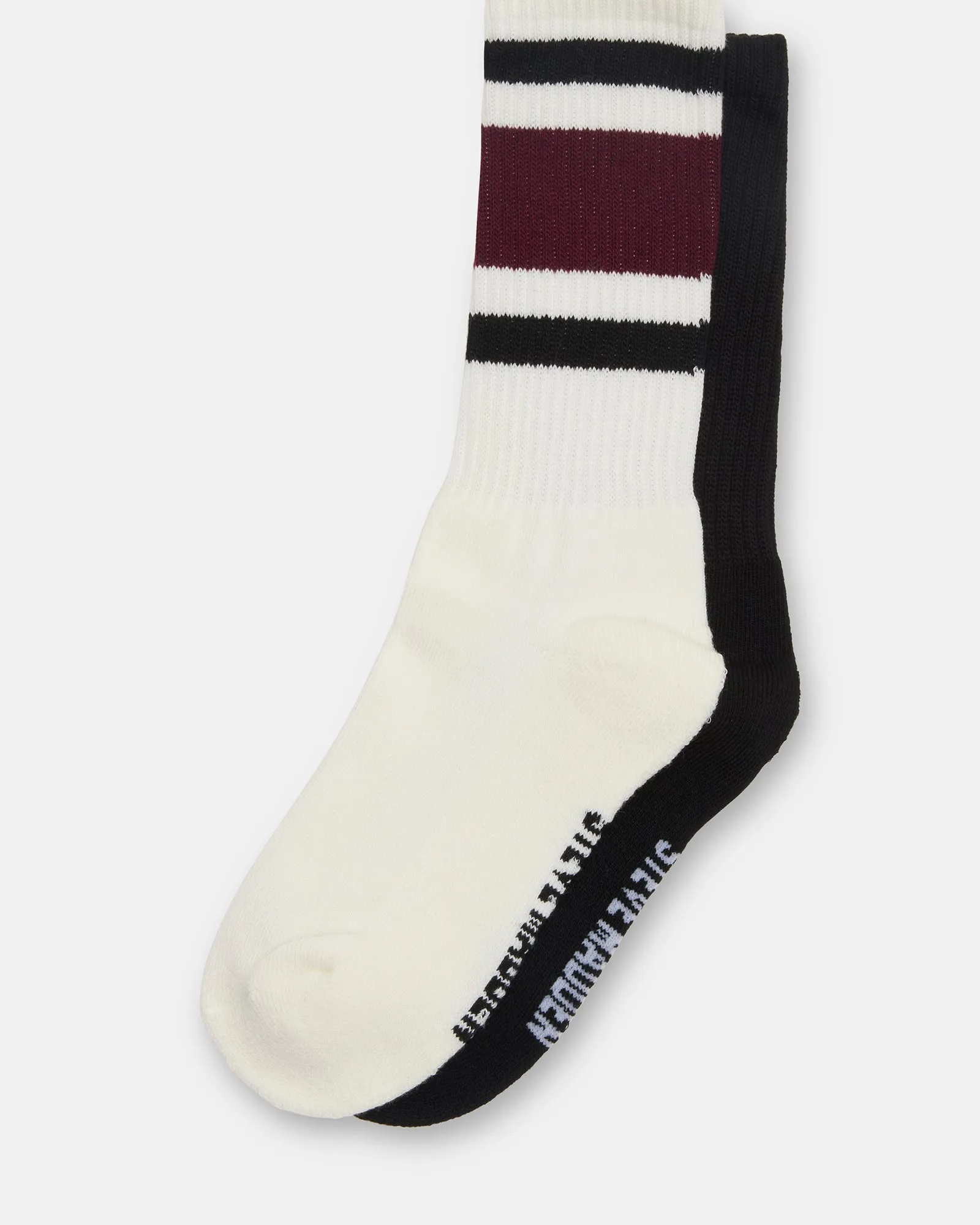 CASPER SNEAKER AND IVY 2 PACK STRIPE ATHLEISURE SOCKS BUNDLE sold by Steve Madden product image thumbnail 5