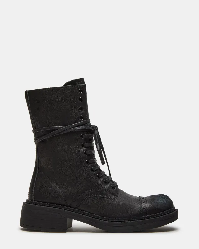 CRIMSON BLACK LEATHER - SM REBOOTED sold by Steve Madden