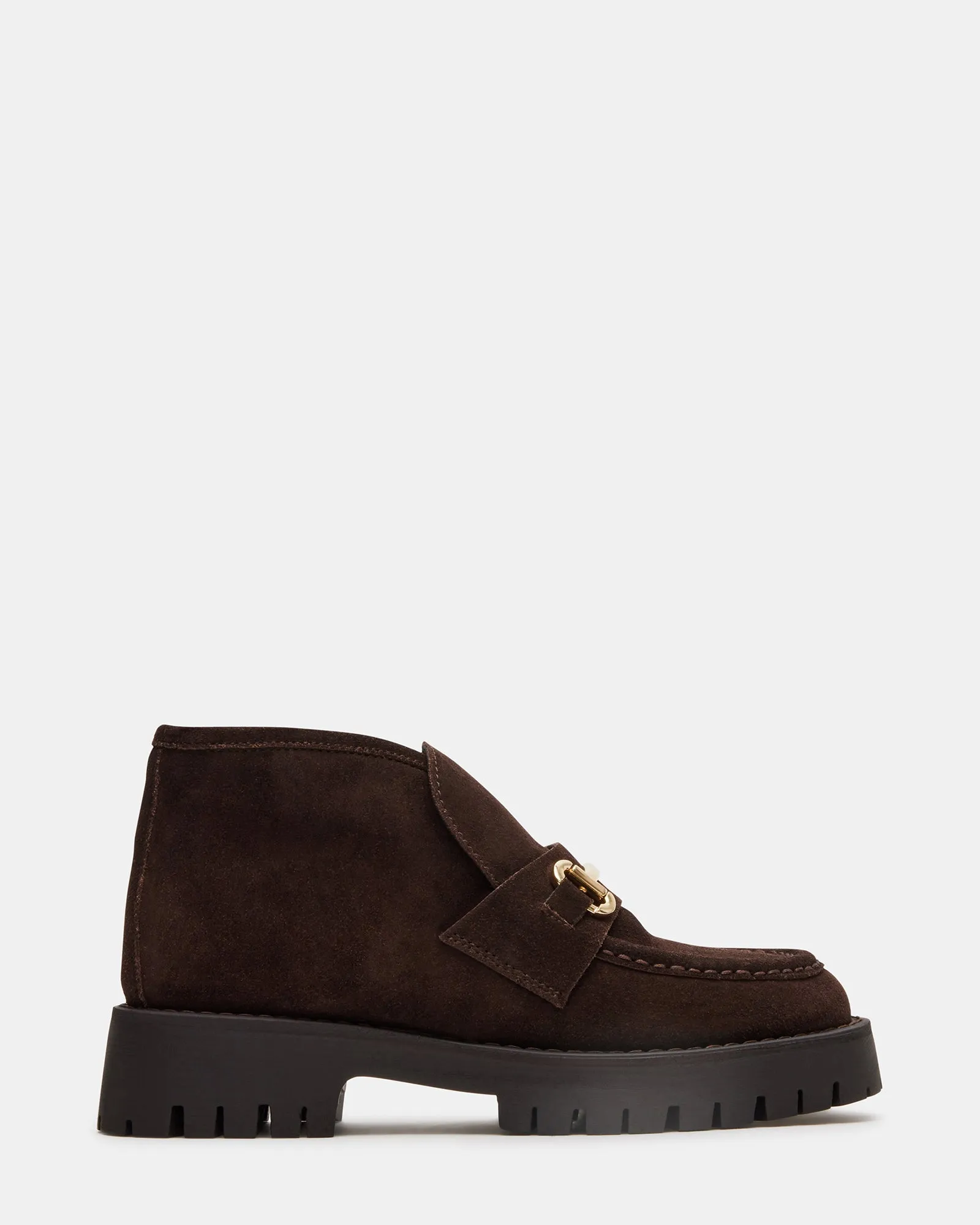 LEON CHOCOLATE BROWN SUEDE - SM REBOOTED sold by Steve Madden