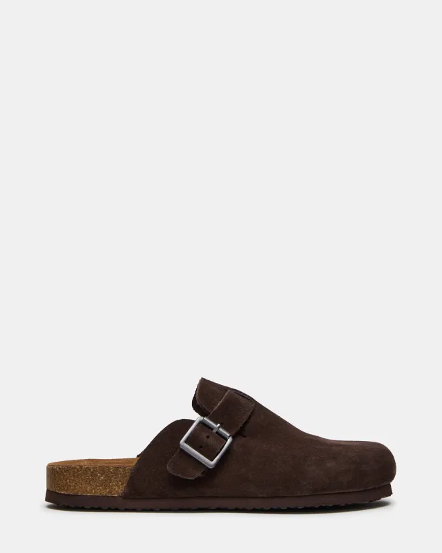 WILDERR CHOCOLATE BROWN SUEDE - SM REBOOTED made by Steve Madden