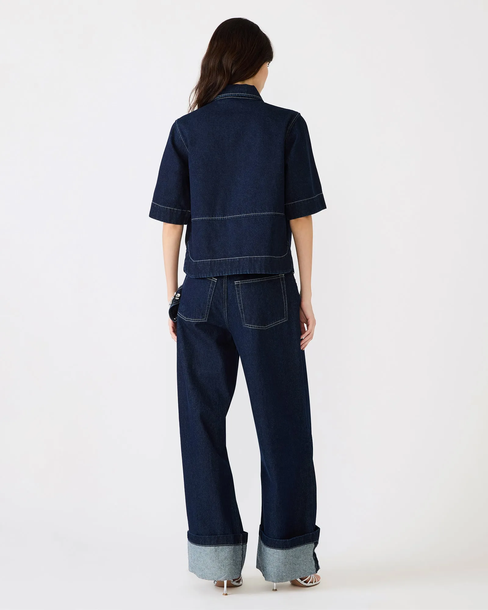 ELIANA TOP BIJOU BLUE sold by Steve Madden product image thumbnail 5