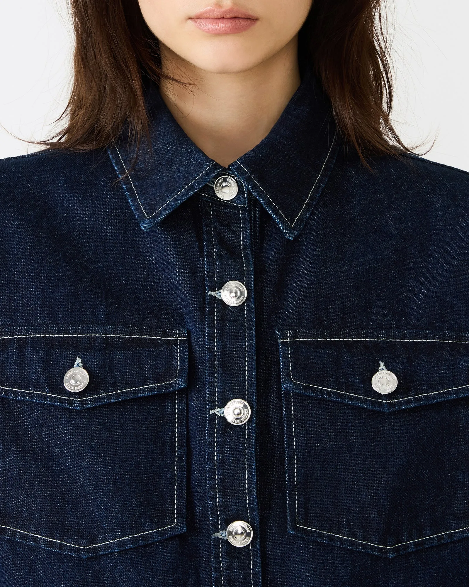 ELIANA TOP BIJOU BLUE sold by Steve Madden product image thumbnail 3