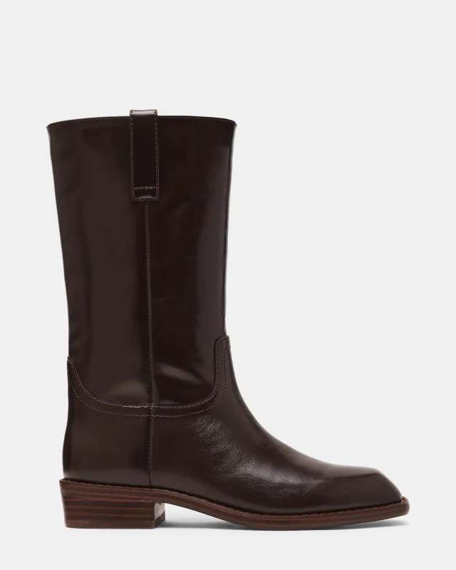 PRIMO BROWN LEATHER sold by Steve Madden