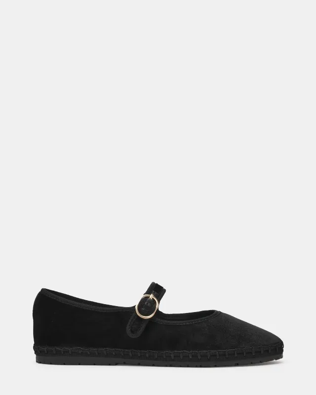 VELMA BLACK VELVET sold by Steve Madden