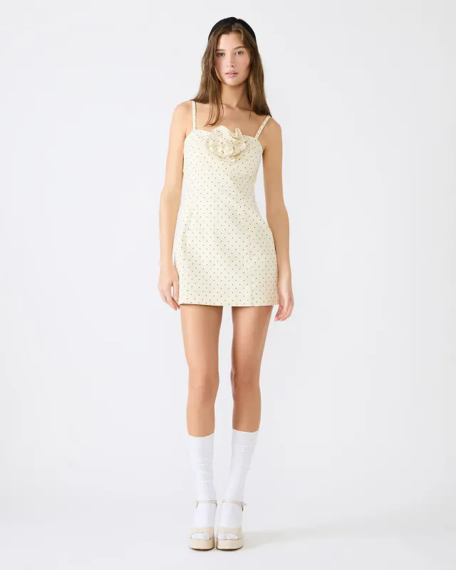 PEONY DRESS PRISTINE IVORY sold by Steve Madden
