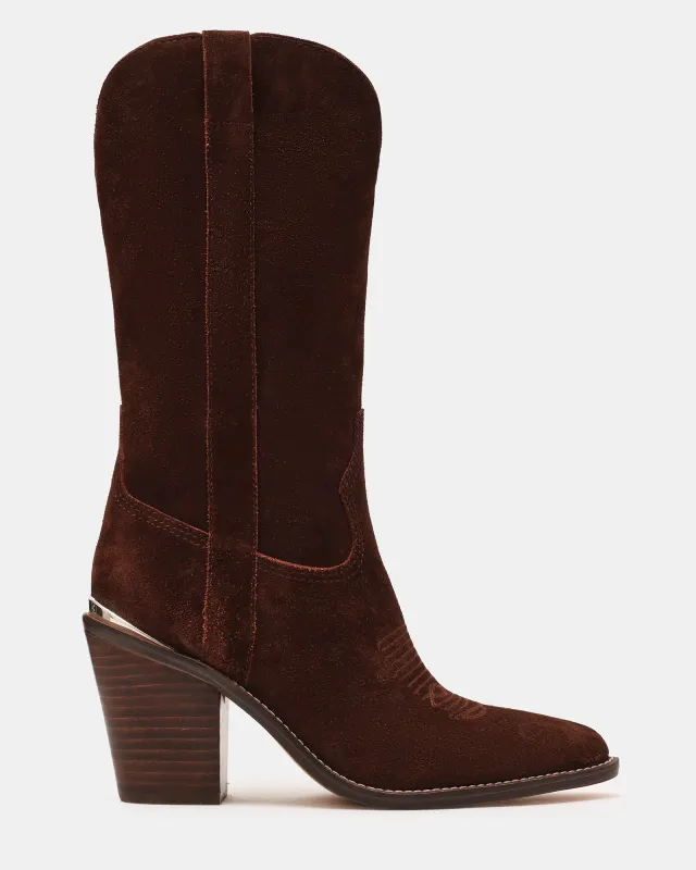 SALLY BROWN SUEDE made by Steve Madden