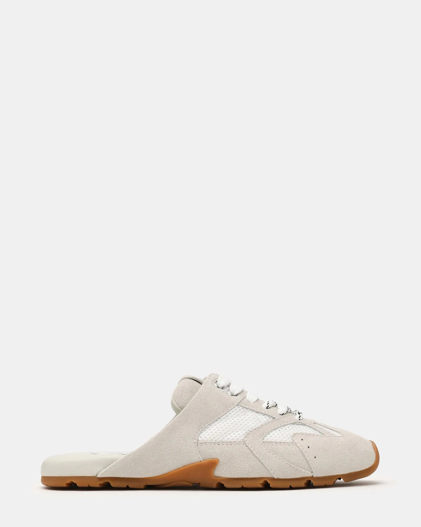 AZIEL MULE WHITE SUEDE sold by Steve Madden