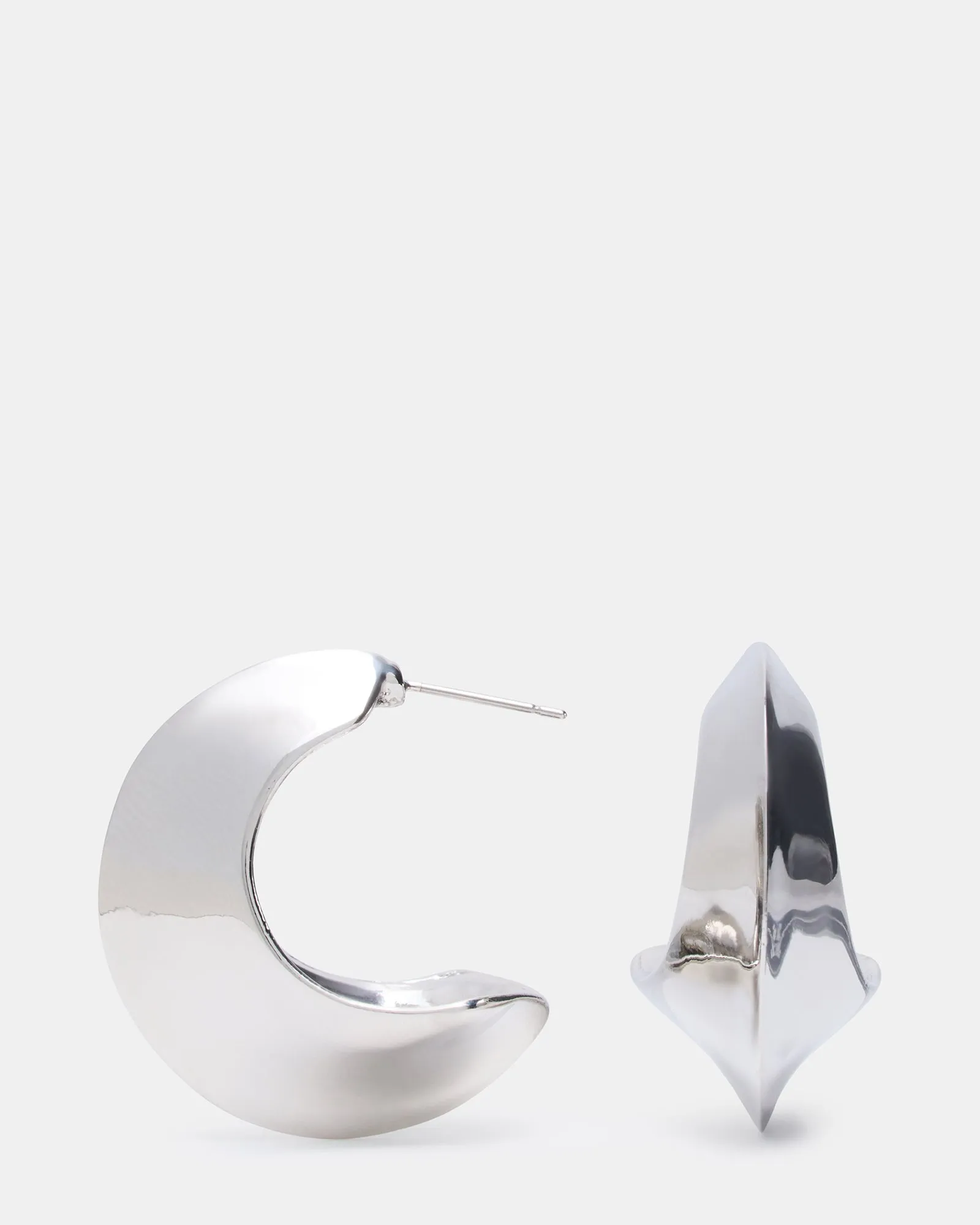 CRESCENT EARRINGS SILVER sold by Steve Madden product image thumbnail 2