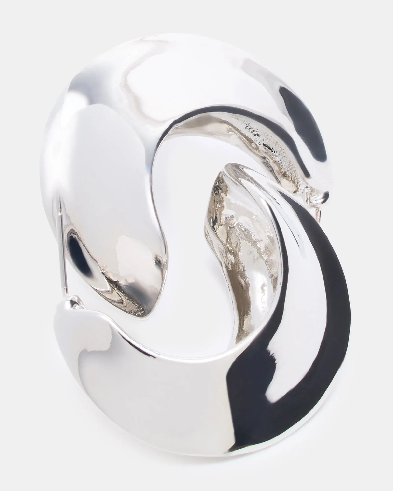 CRESCENT EARRINGS SILVER sold by Steve Madden product image thumbnail 3