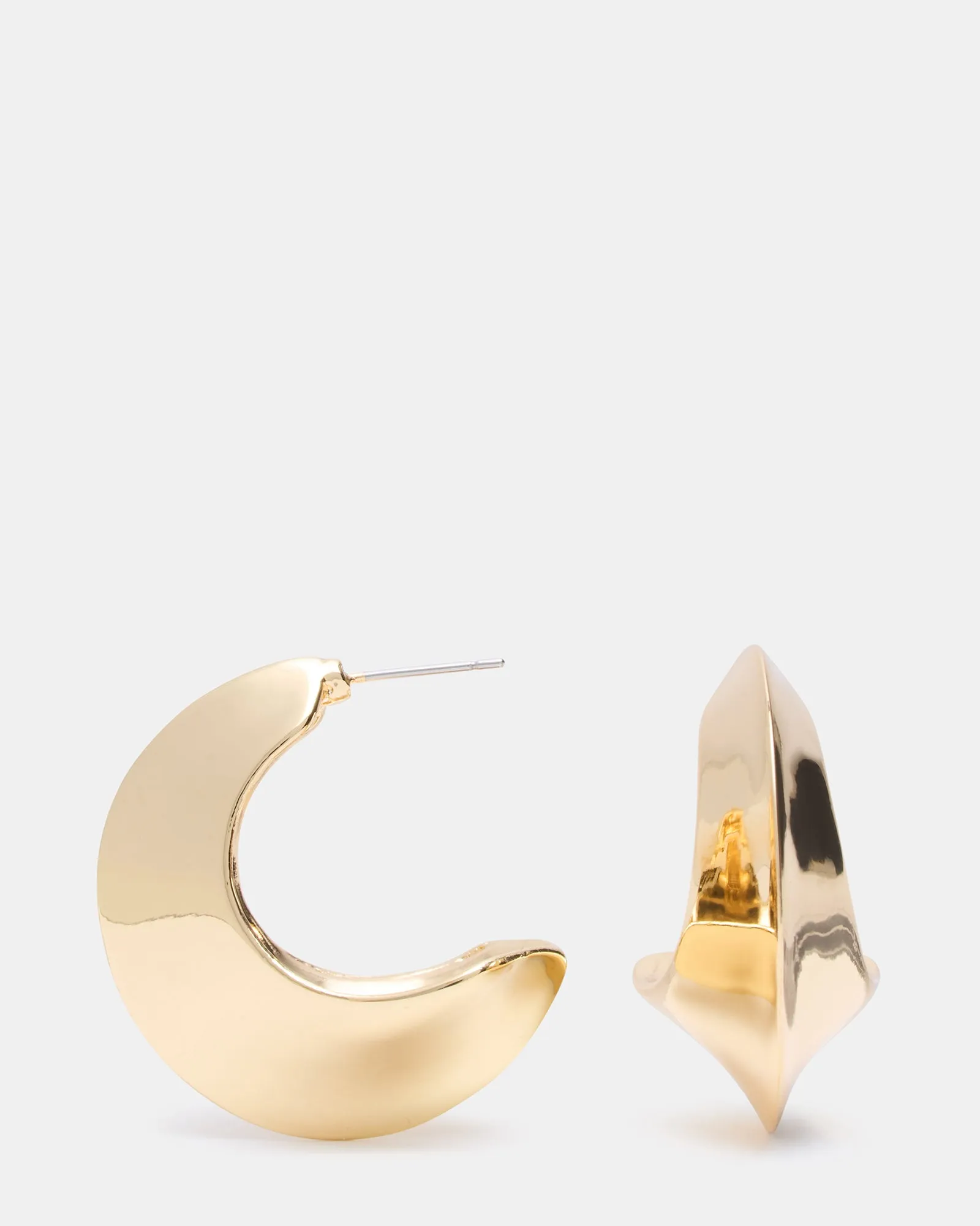 CRESCENT EARRINGS GOLD sold by Steve Madden product image thumbnail 2