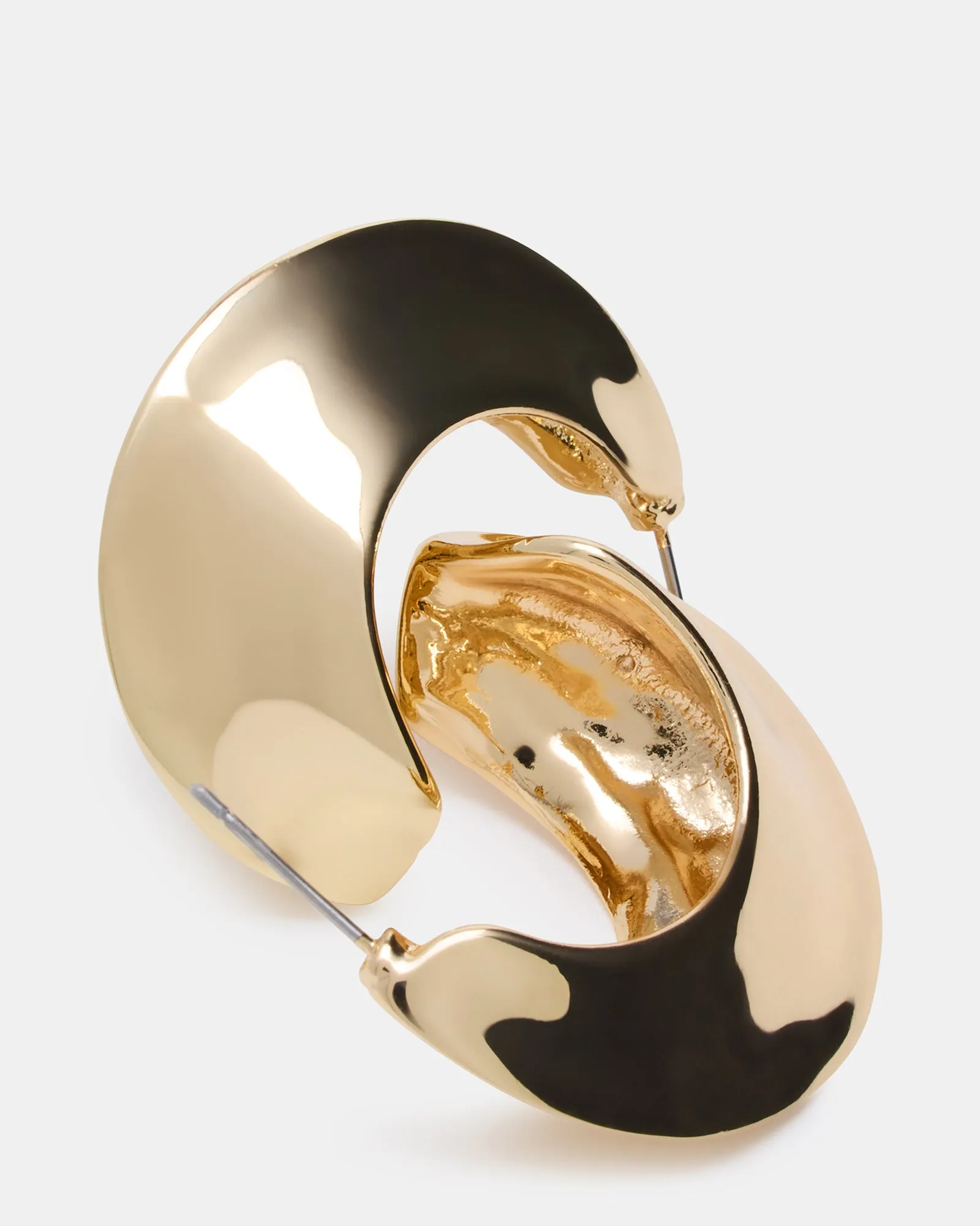 CRESCENT EARRINGS GOLD sold by Steve Madden product image thumbnail 3