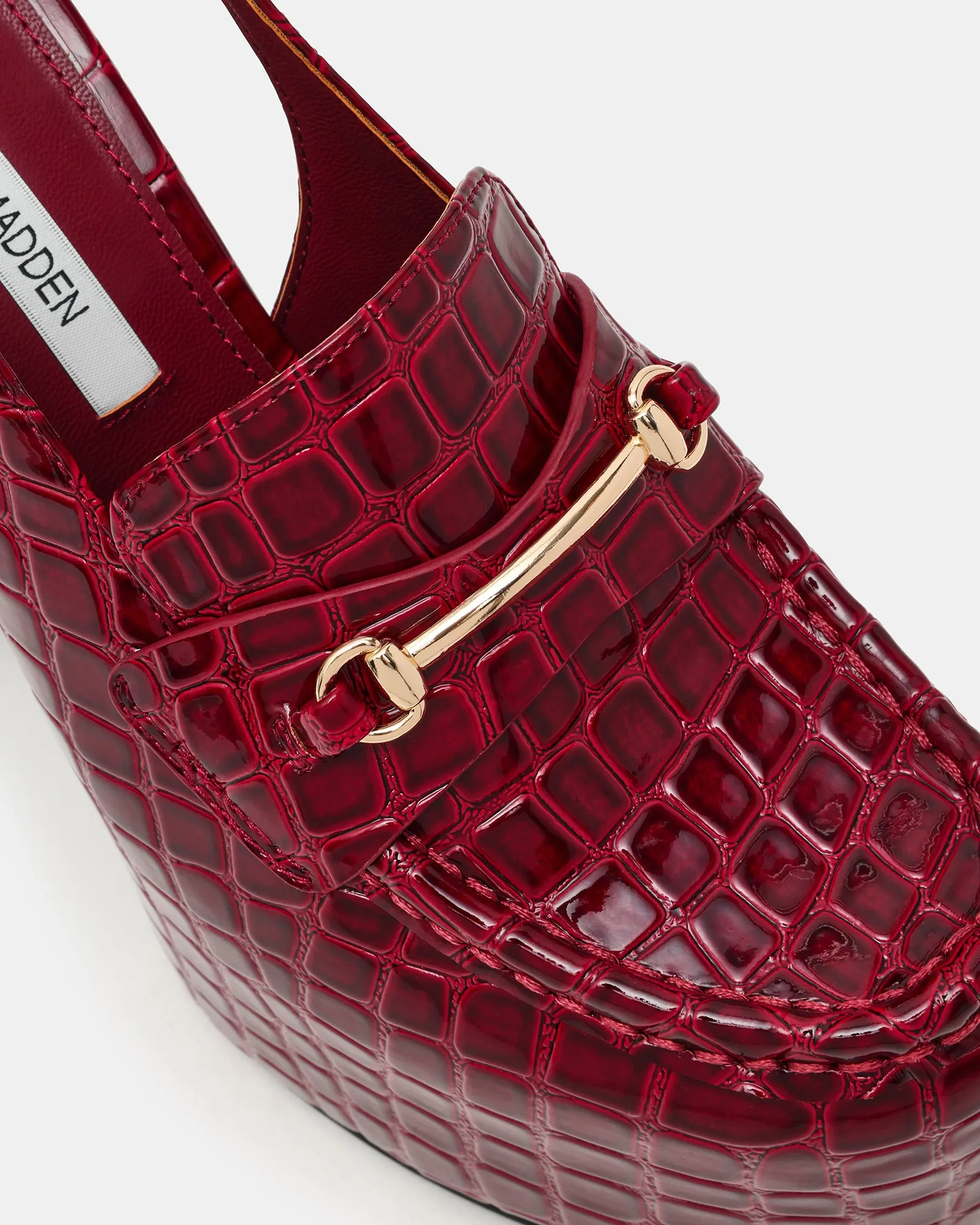 QUINN RED CROCODILE sold by Steve Madden product image thumbnail 3