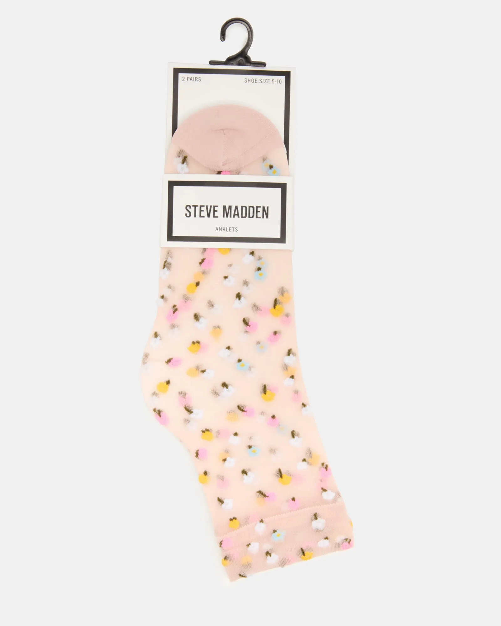 2 WILDFLOWER PACK TULLE SOCKS BLUSH sold by Steve Madden product image thumbnail 4