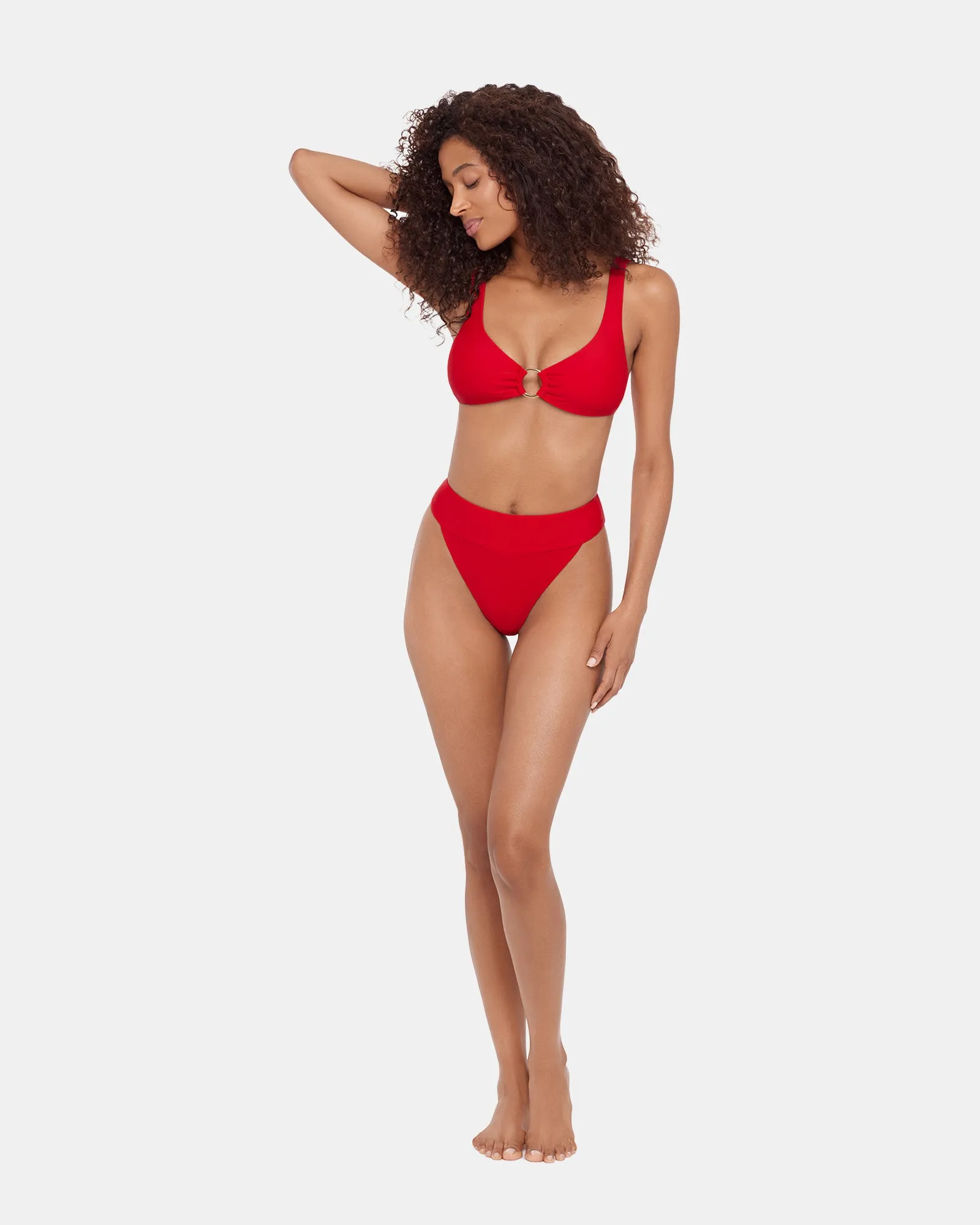 SLEEK 'N CHIC BIKINI TOP CHERRY sold by Steve Madden product image thumbnail 2