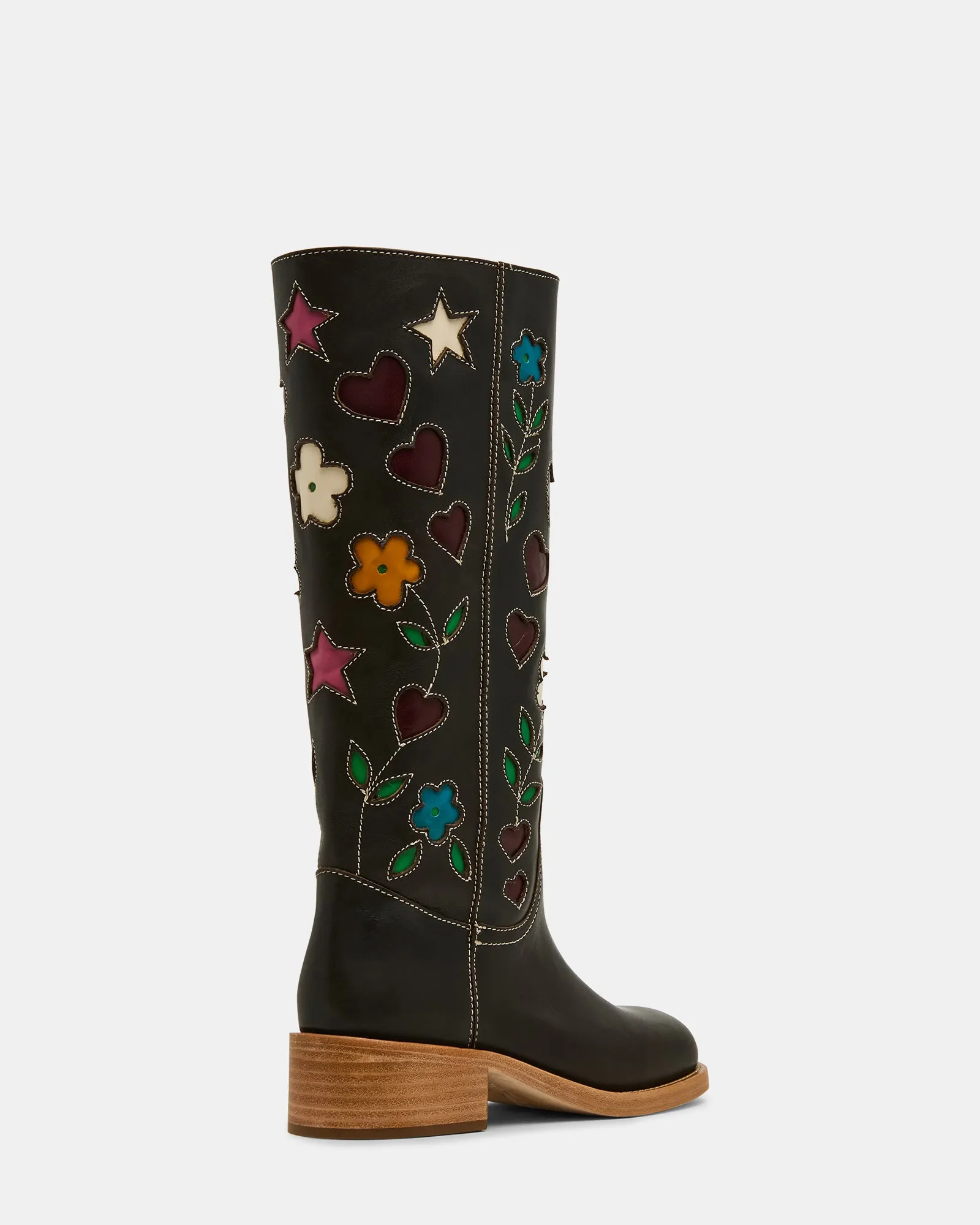 RIGGS FLORAL BROWN LEATHER sold by Steve Madden product image thumbnail 5