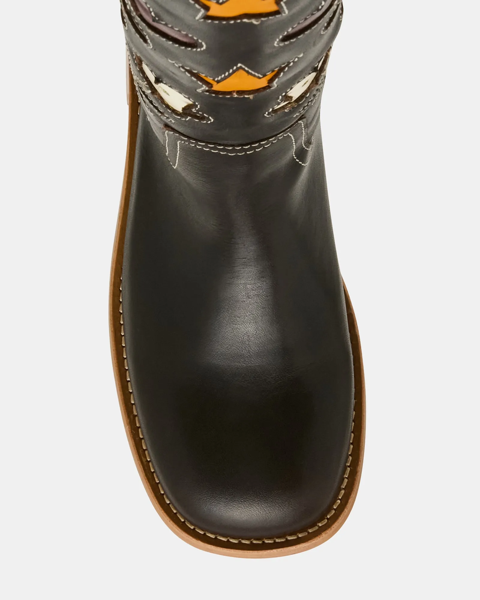 RIGGS FLORAL BROWN LEATHER sold by Steve Madden product image thumbnail 3