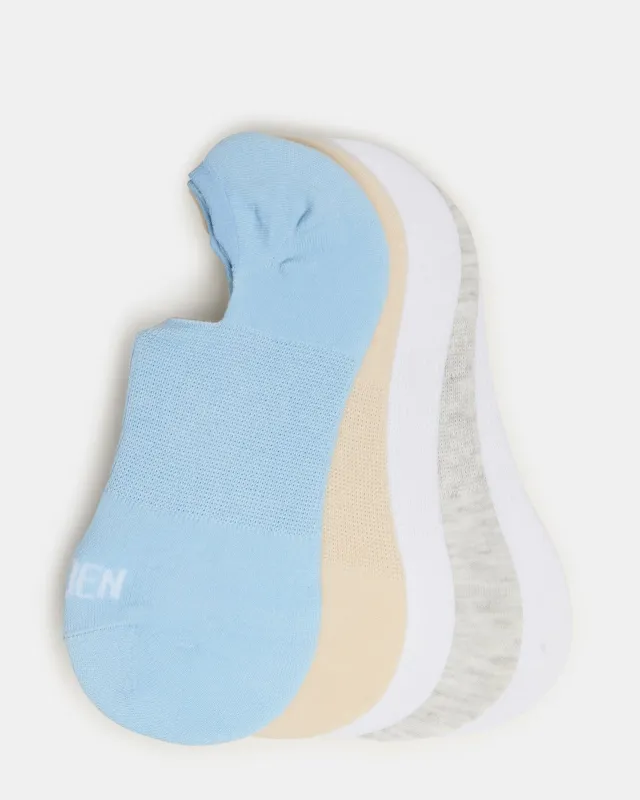 5 PACK ZOE SNEAKER SOCKS LIGHT BLUE sold by Steve Madden