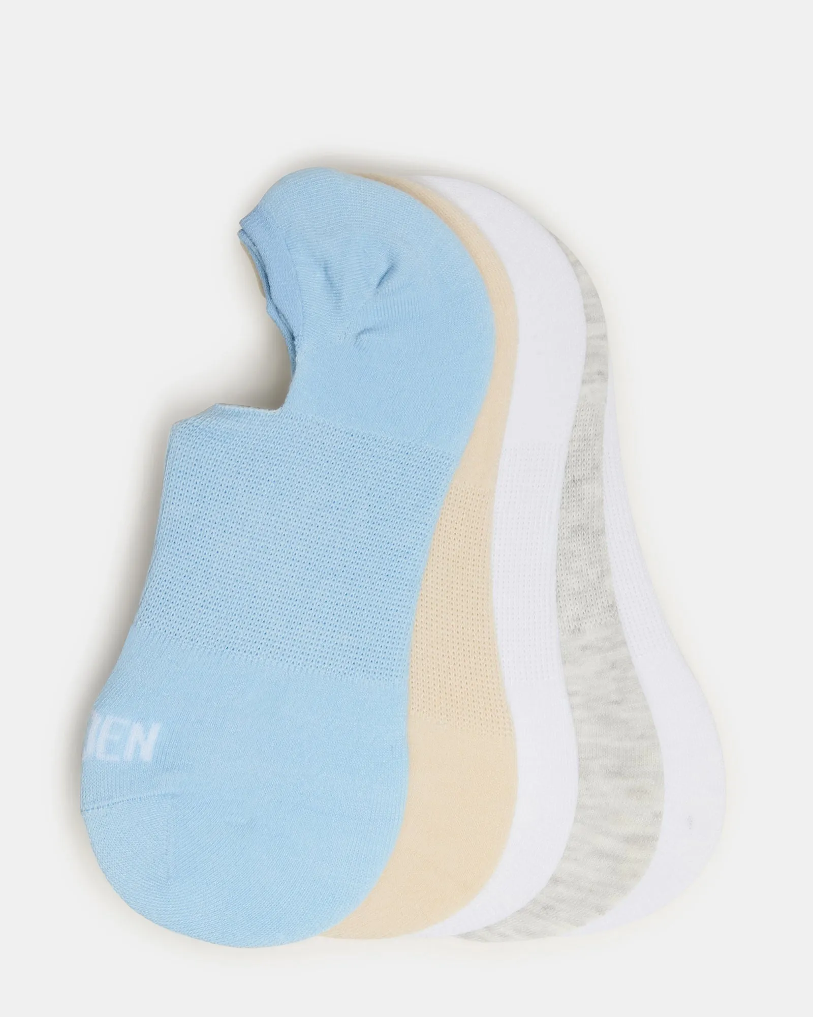 5 PACK ZOE SNEAKER SOCKS LIGHT BLUE sold by Steve Madden