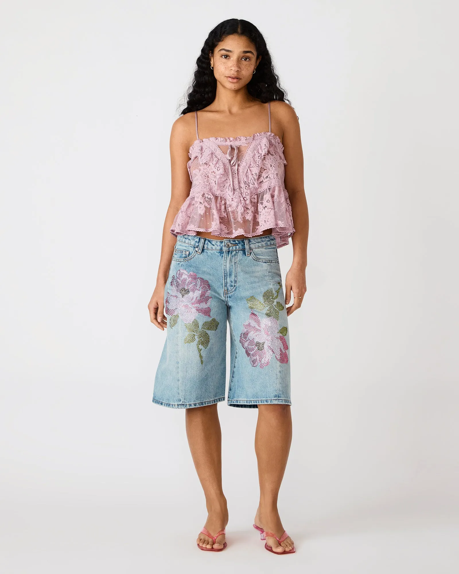 KESHA SHORT SEABREEZE BLUE sold by Steve Madden