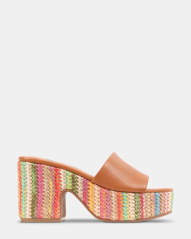 TRIPPY MULTI RAFFIA sold by Steve Madden