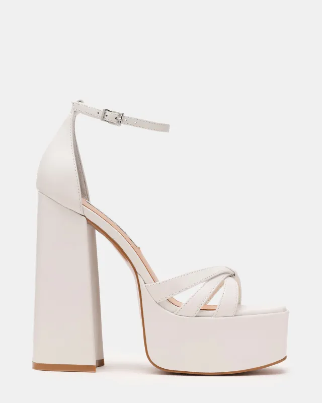 RETRO WHITE LEATHER sold by Steve Madden