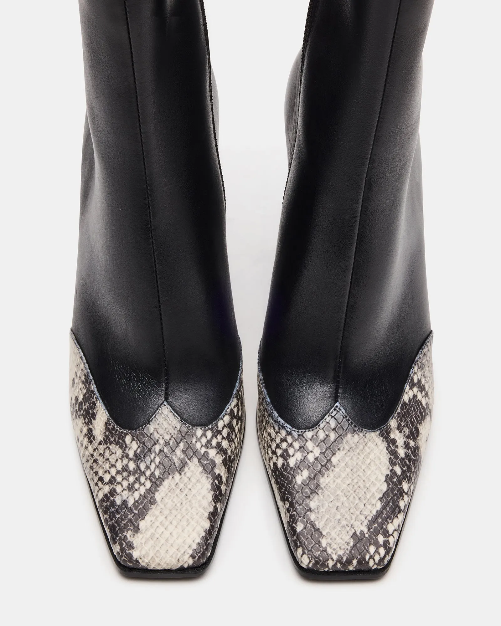 LYLE BLACK LEATHER WITH SNAKE - SM REBOOTED sold by Steve Madden product image thumbnail 5