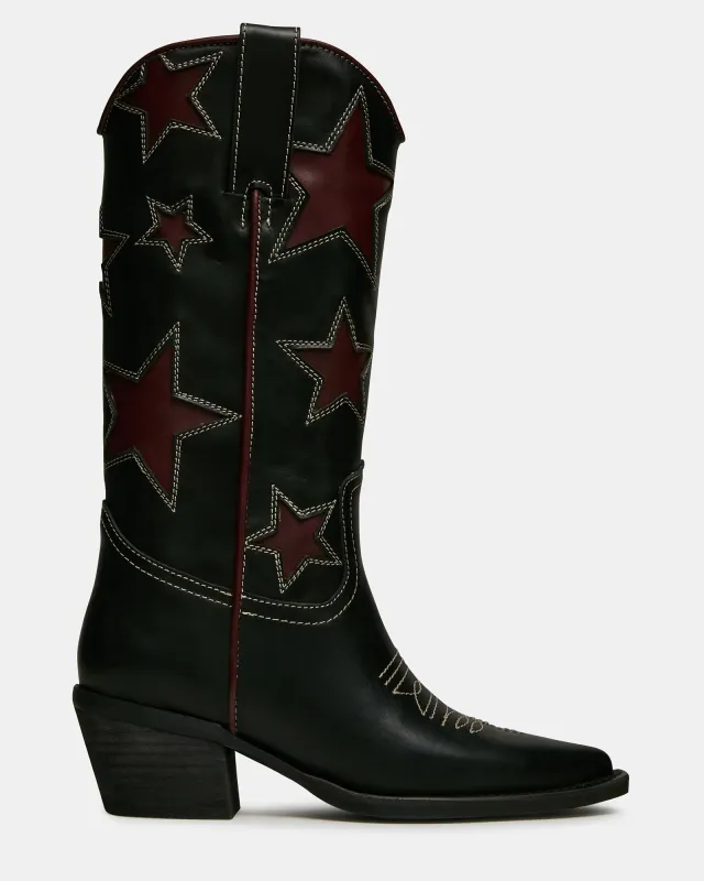 ALBANY STAR BLACK RED sold by Steve Madden