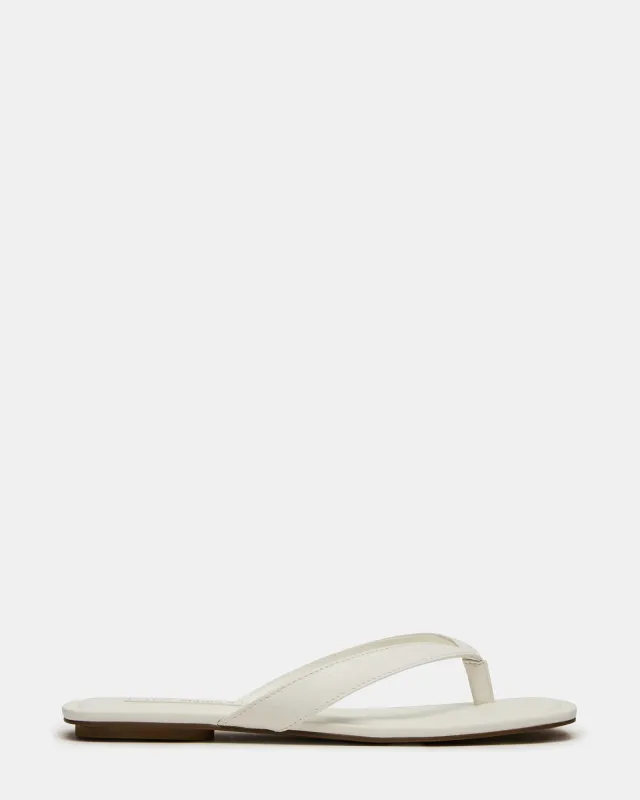 TRELLA WHITE LEATHER sold by Steve Madden