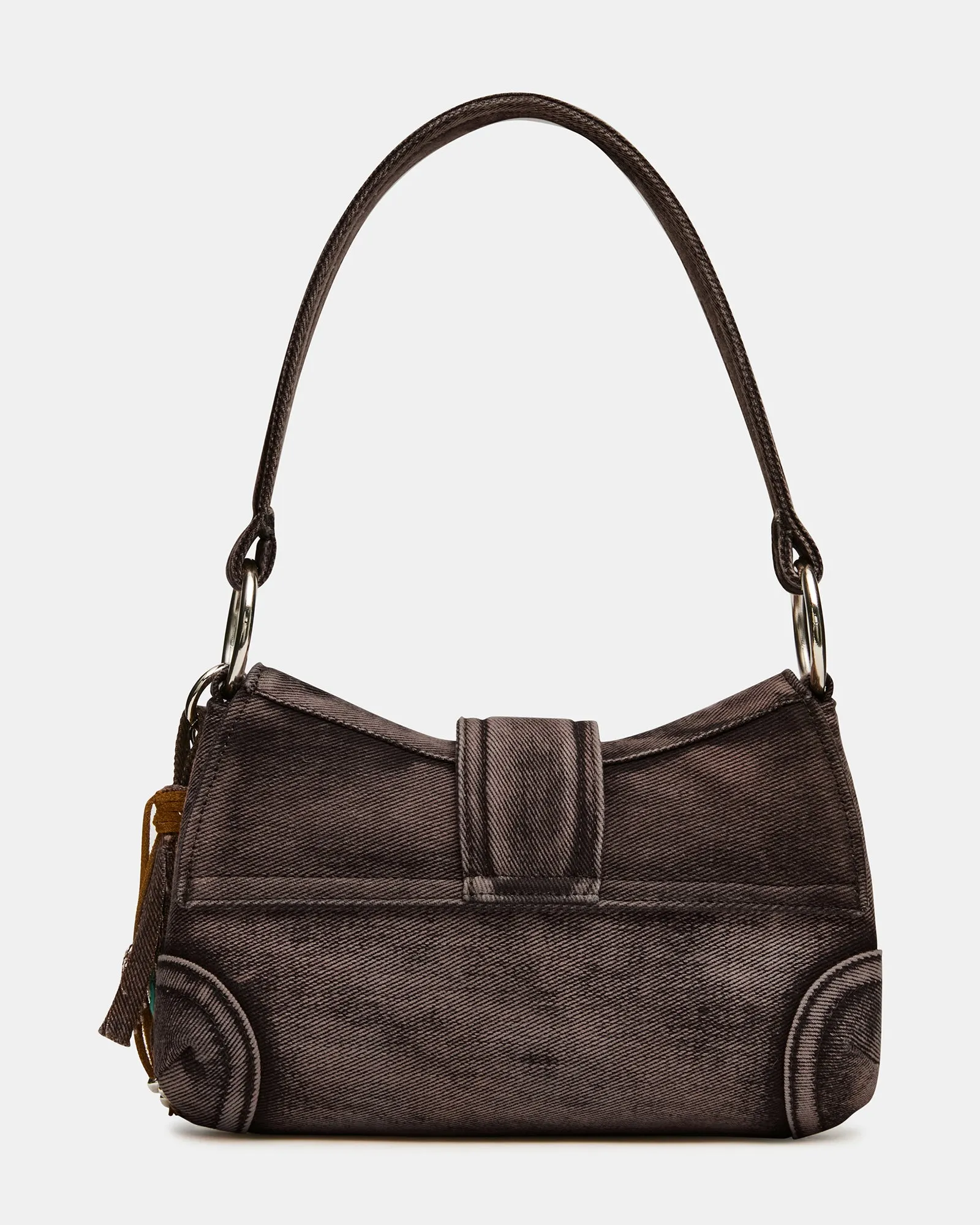ALBANY BAG TAN DENIM sold by Steve Madden product image thumbnail 5