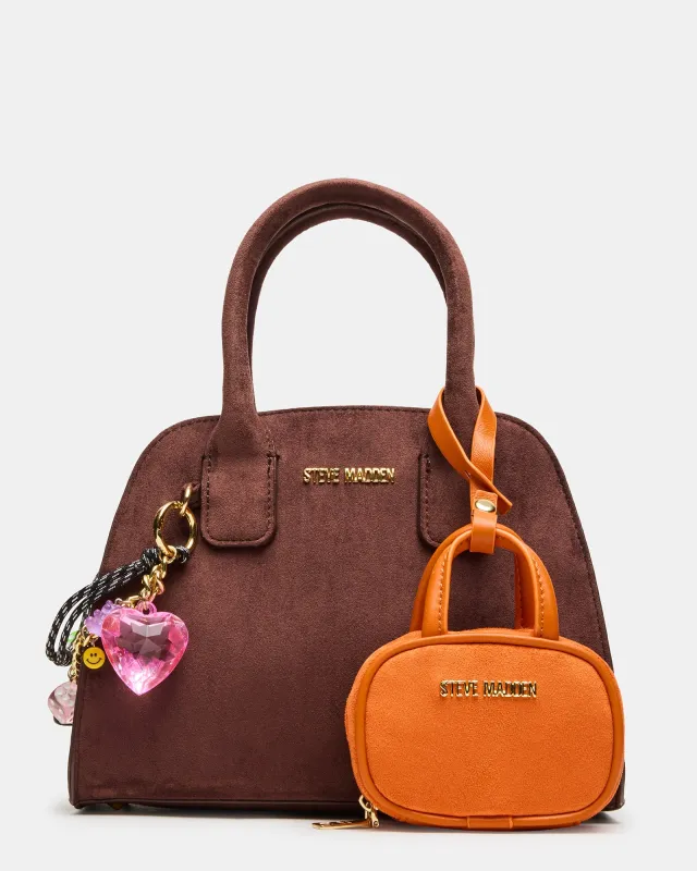 MOORE BAG CHOCOLATE made by Steve Madden