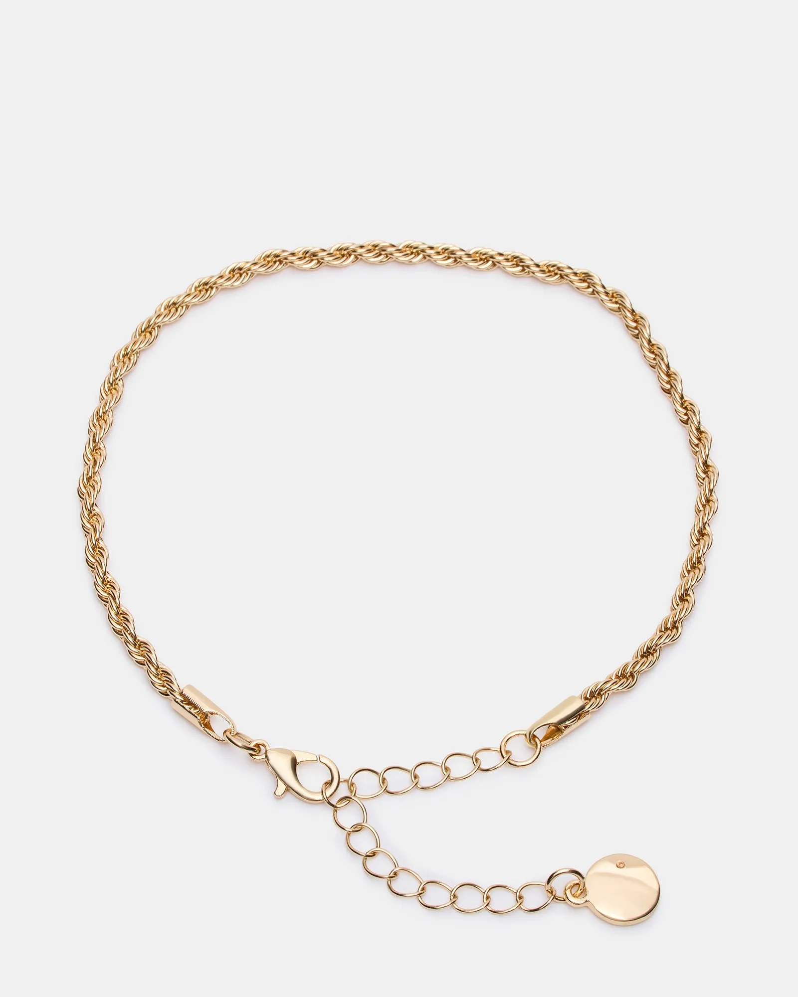 ROPE CHAIN ANKLET GOLD sold by Steve Madden