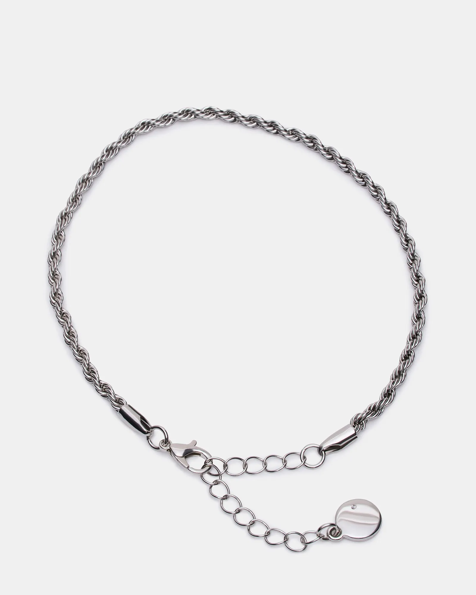 ROPE CHAIN ANKLET SILVER sold by Steve Madden
