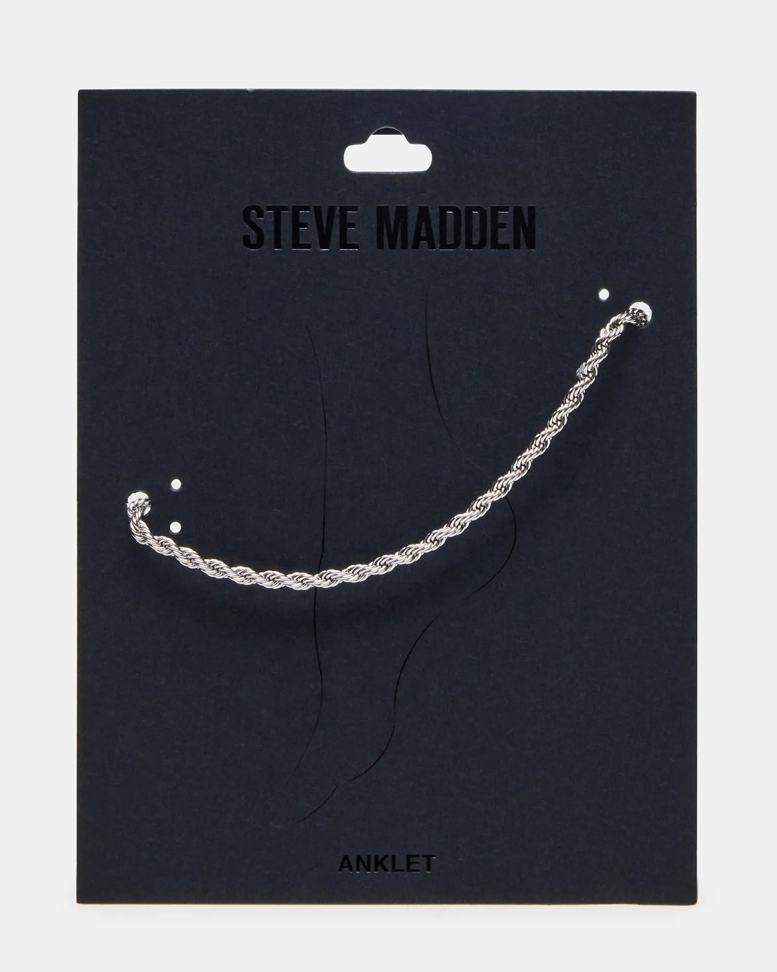 ROPE CHAIN ANKLET SILVER sold by Steve Madden product image thumbnail 3
