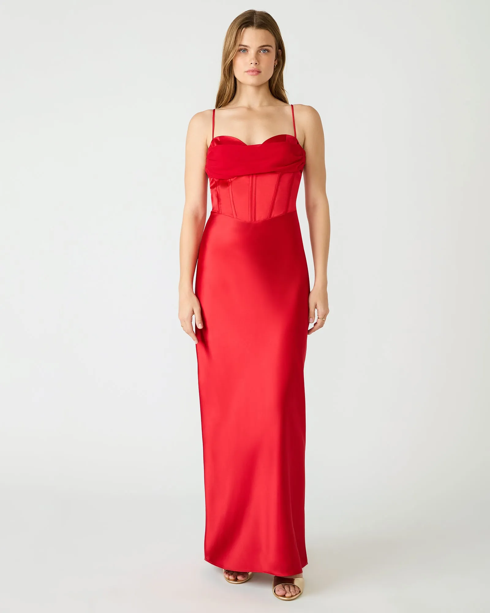 CARMELA DRESS RED sold by Steve Madden