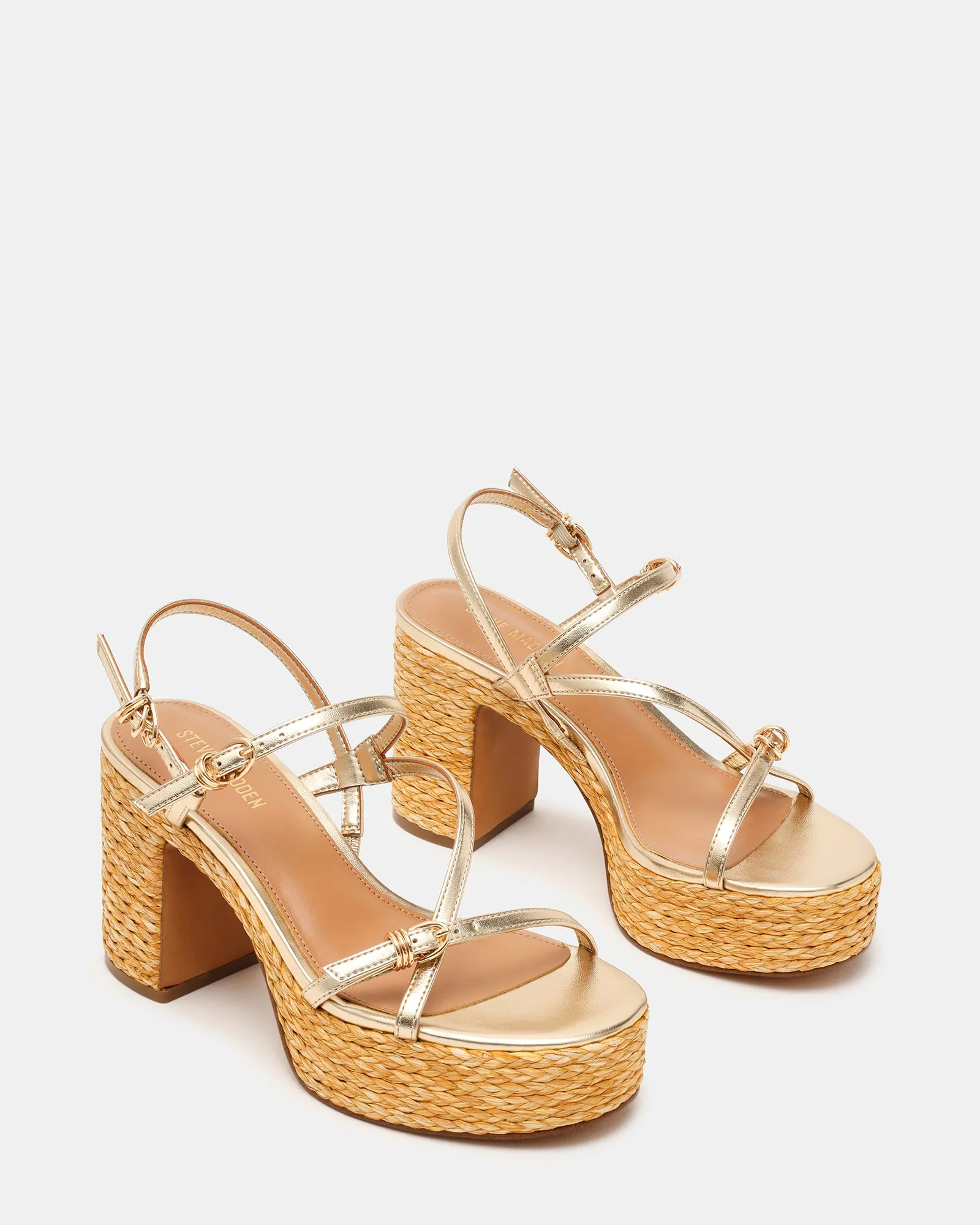 JAYCE GOLD RAFFIA sold by Steve Madden product image thumbnail 2