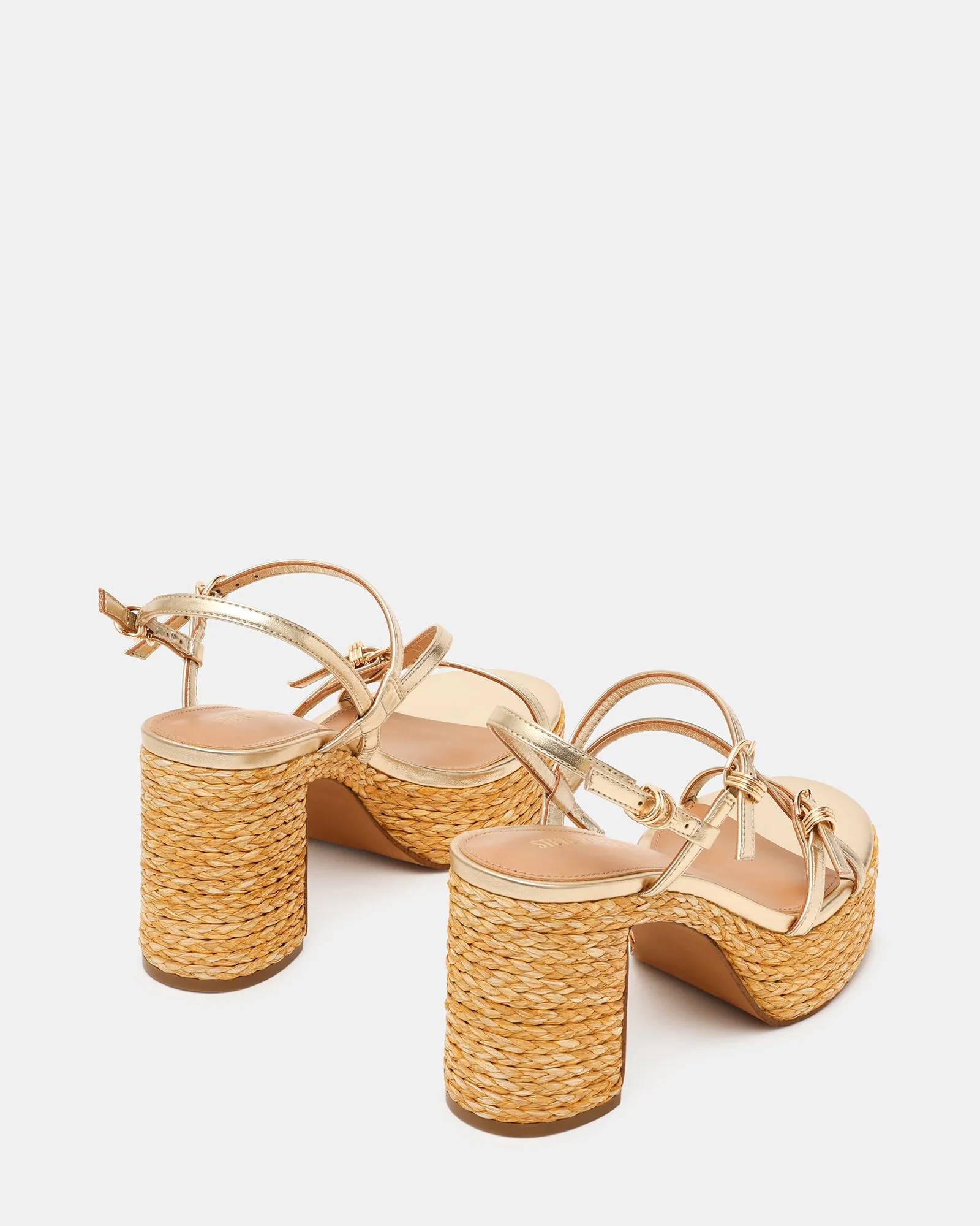 JAYCE GOLD RAFFIA sold by Steve Madden product image thumbnail 5